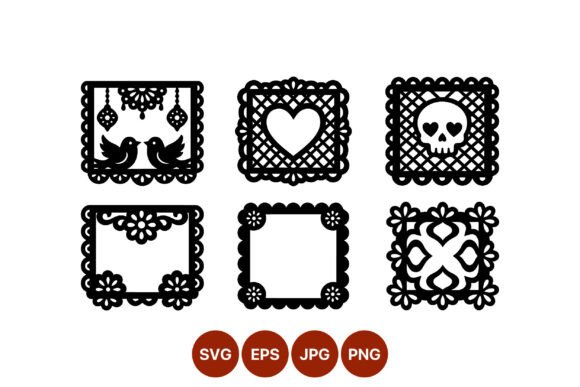 Download Papel Picado Decorative Mexican Vector - Vector Collection