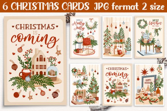 Download Christmas Cards Print Templates - Card Collection