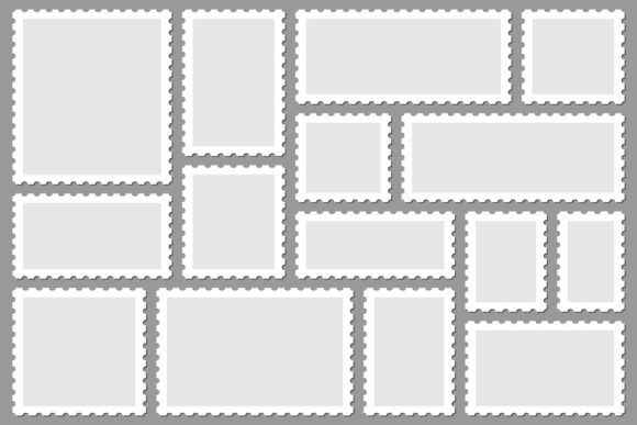 Download Postcard Stamp Frames - Card Collection