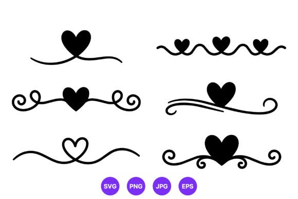 Download Black Heart Swirl Vector Art - Vector Collection