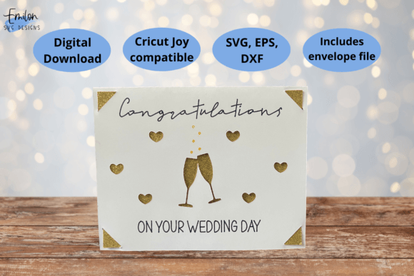 Download Congratulations Wedding Insert Card SVG - Card Collection